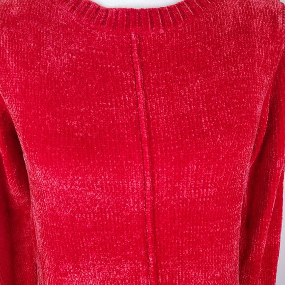 Style & Co Womens Red Chenille Sweater PS - Picture 5 of 10